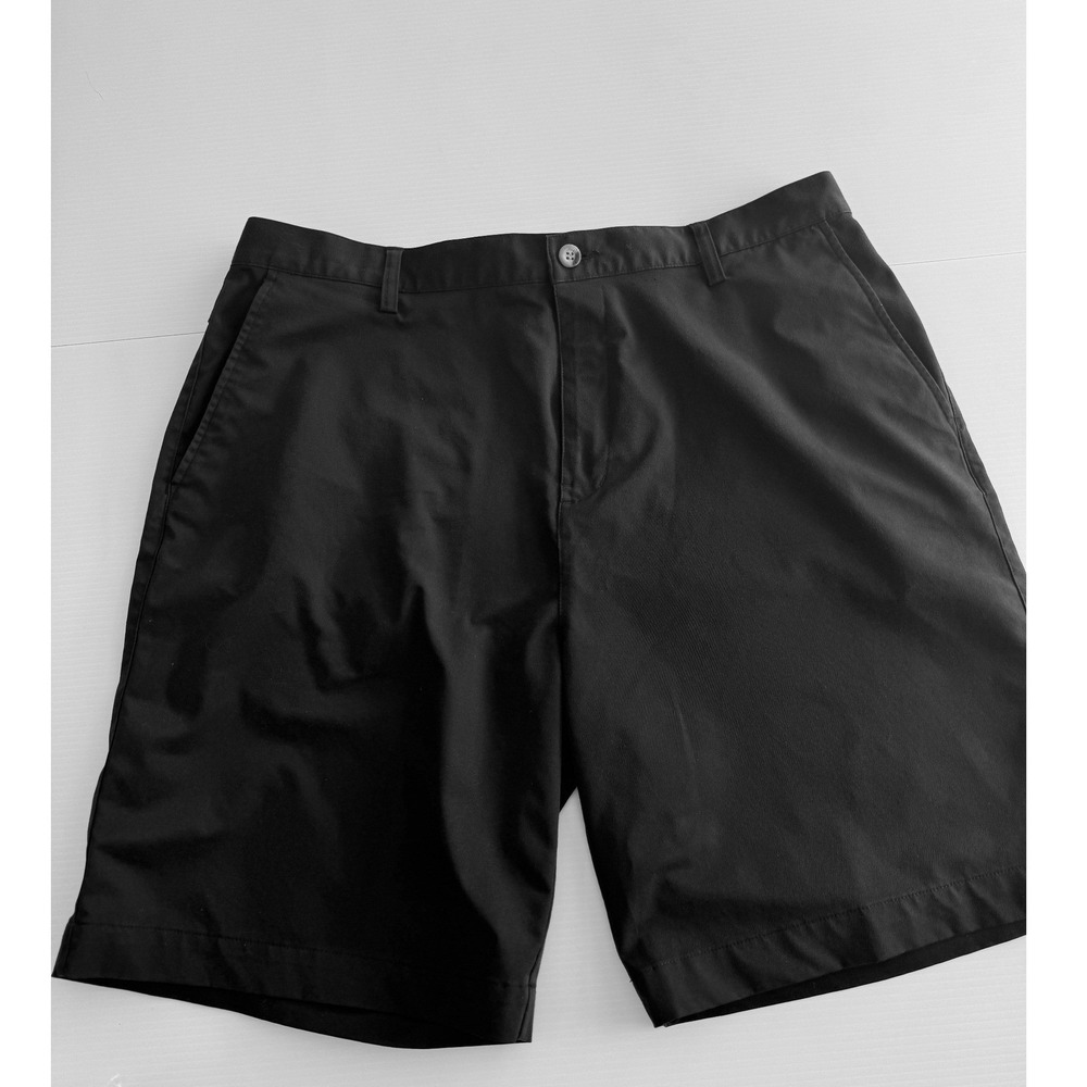 Adidas Golf ClimaCool Shorts Mens 38 Black Stretch Performance Flat‎ Front